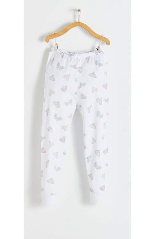Babycottons Lisa Snug Fit Long Pajama Set For Infant In White