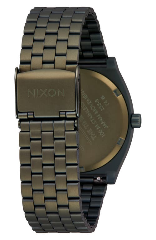 Nixon Time Teller Bracelet Watch, 37mm In Green