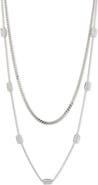 Nadri Cece Layered Chain Necklace