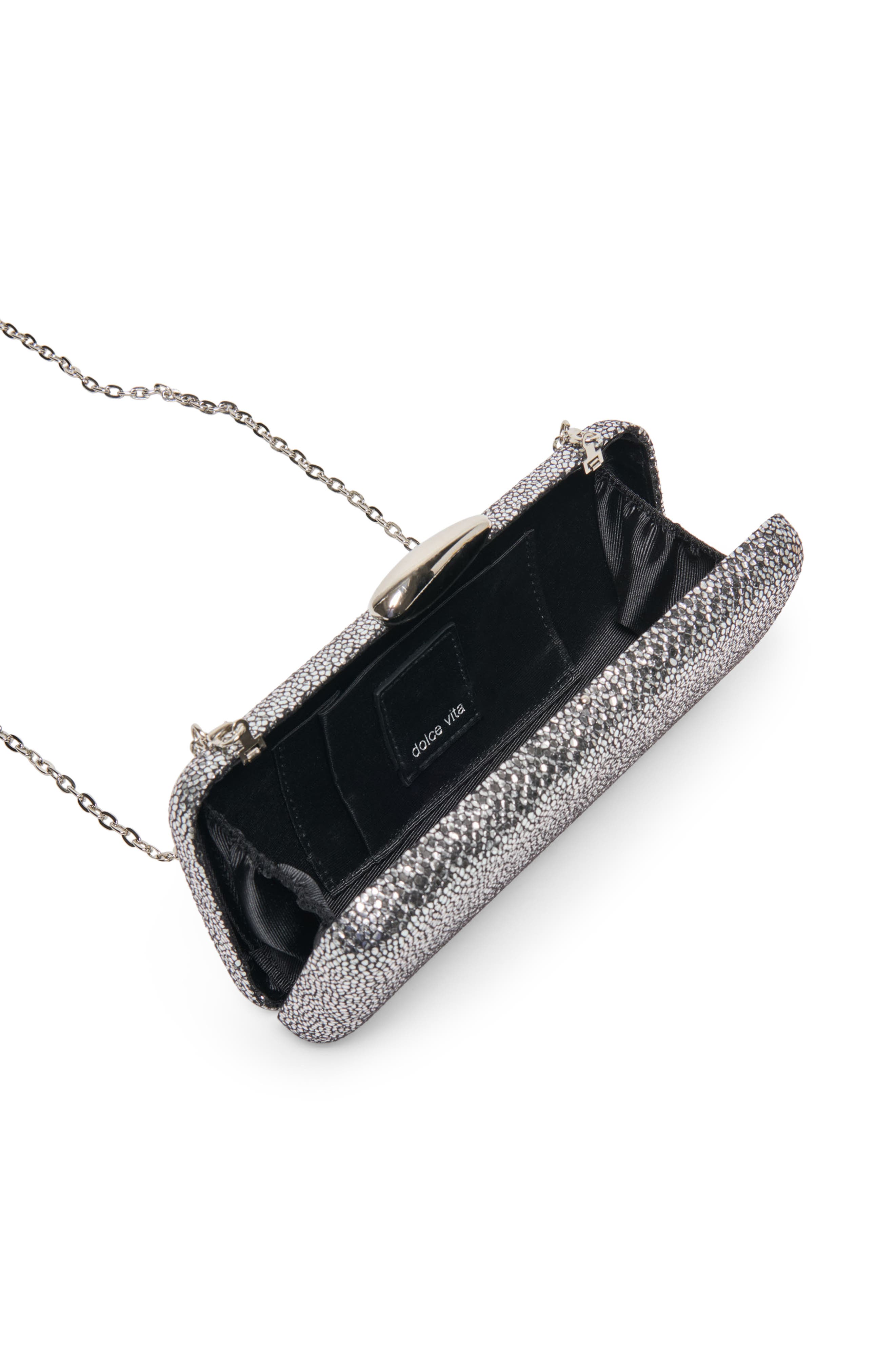 Dolce Vita Metallic Frame Clutch, Alternate, color, 