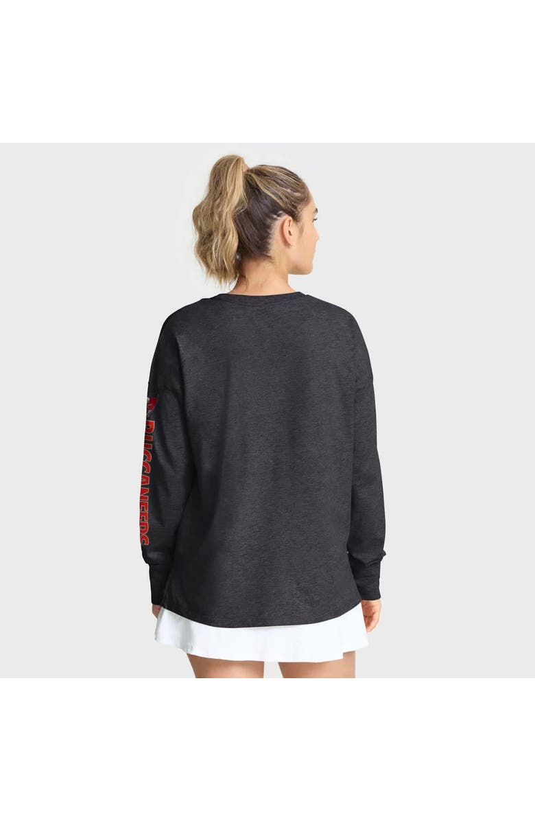 FANATICS Women's Fanatics Heather Pewter Tampa Bay Buccaneers Hometown Legacy Long Sleeve T-Shirt, Alternate, color, Pewter
