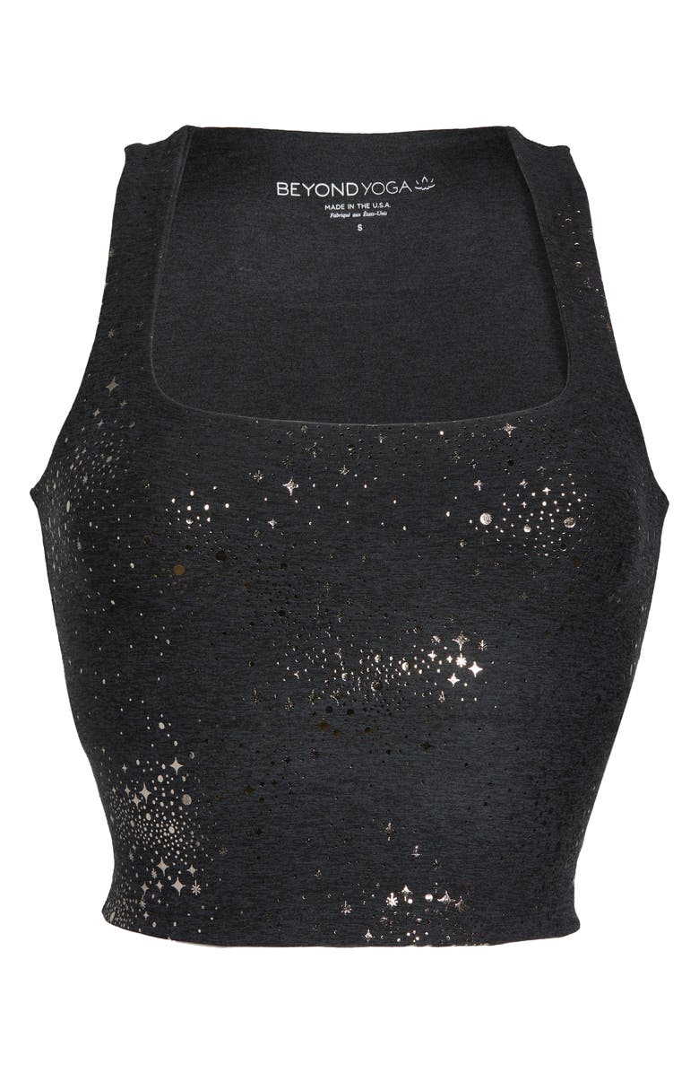 Beyond Yoga Lucky Stars SoftShine Metallic Crop Tank, Alternate, color, 