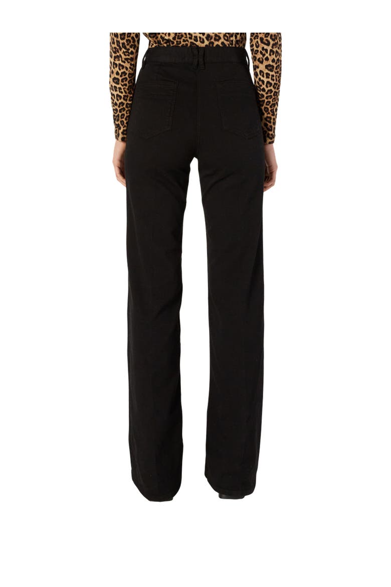 Anna Straight High-Waisted Jeans, Alternate, color, Black
