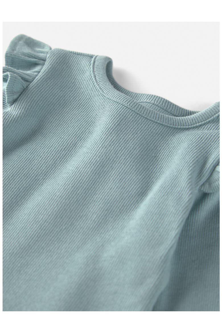 Kids' 3-Pack Ruffled Shoulder T-Shirts, Alternate, color, PINK CREAM BLUE
