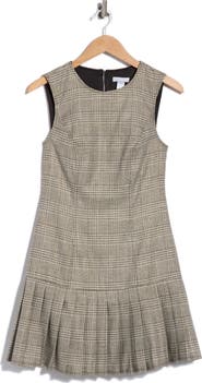 London Times Pleat Midi Dress
