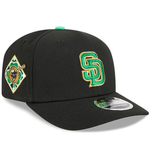 Men's New Era  Black San Diego Padres 2026 St. Patrick's Day 9SEVENTY Adjustable Hat