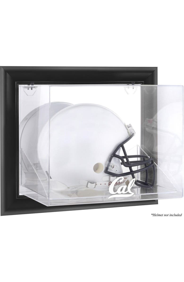 FANATICS AUTHENTIC Cal Bears Black Framed Wall-Mountable Helmet Display Case, Main, color, 