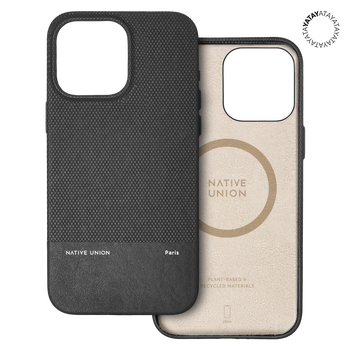 ★Native Union★(Re)Classic Case - iPhone 16シリーズ Black The (Re)Classic case for iPhone 16 use recycled materials