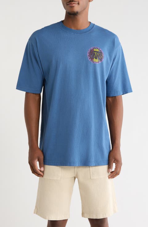 Blotched Circle Cotton Graphic T-Shirt