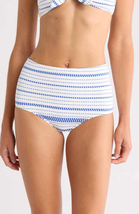 lemlem Elsi High Waist Bikini Bottoms