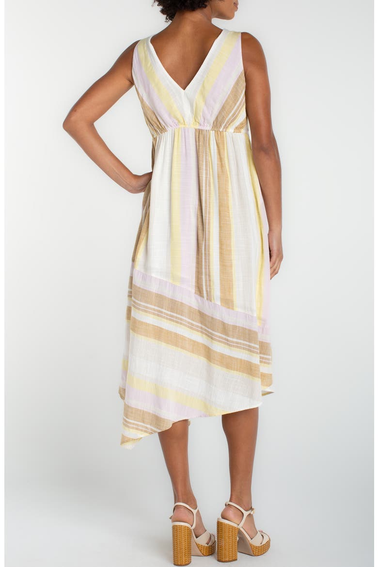 Asymmetric Hem Sleeveless Midi Dress, Alternate, color, NEAPOLITAN MULTI