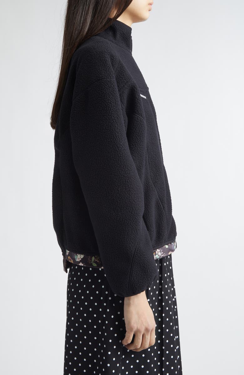 Undercover Blouson Fleece Zip Jacket, Alternate, color, Black