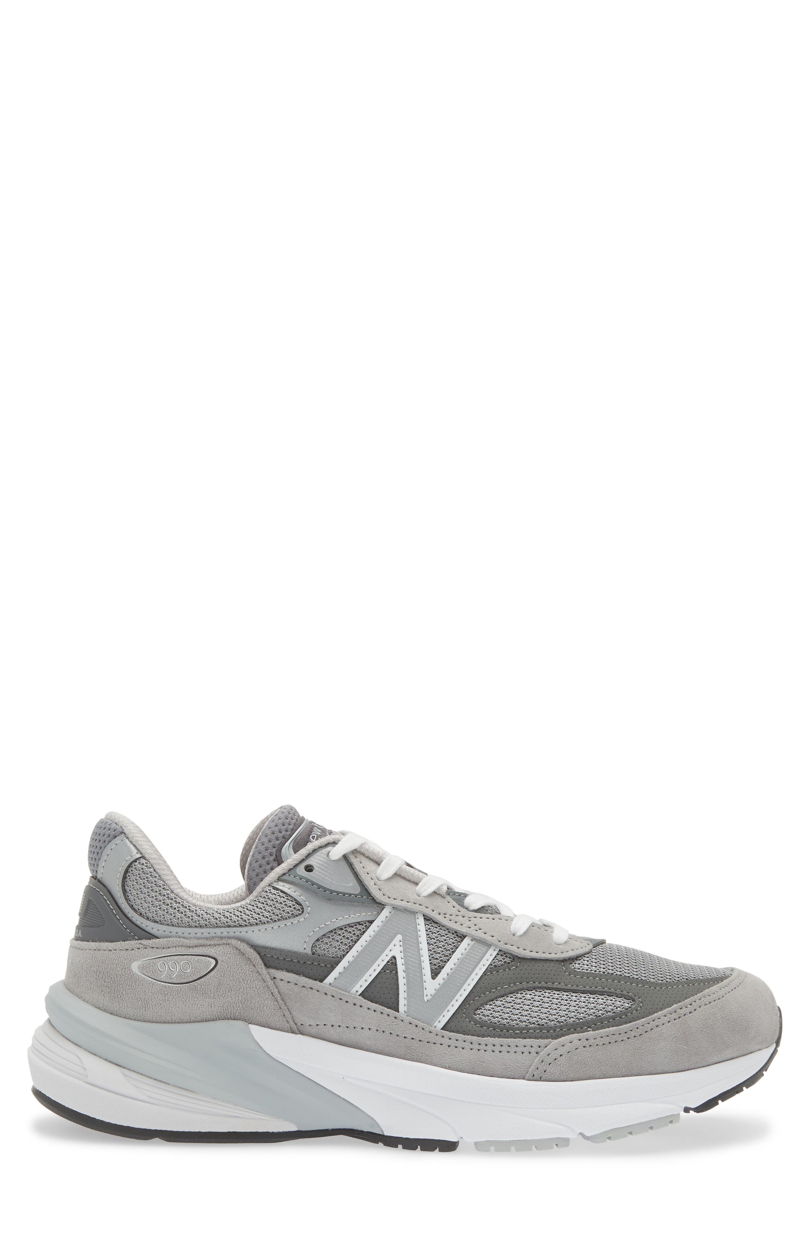 New Balance 990V6 Core Running Shoe, Alternate, color, Grey/ Grey