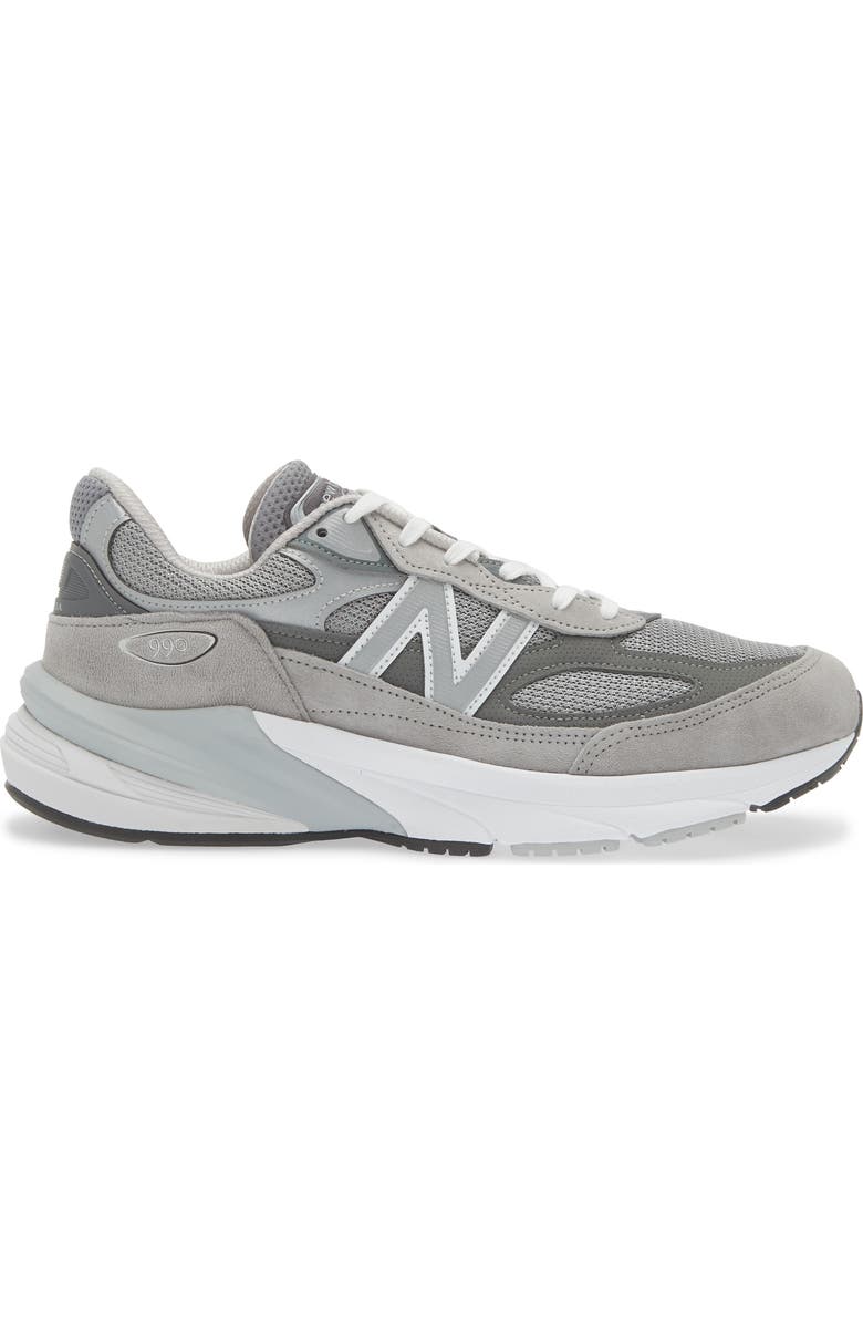 New Balance 990V6 Core Running Shoe, Alternate, color, Grey/ Grey