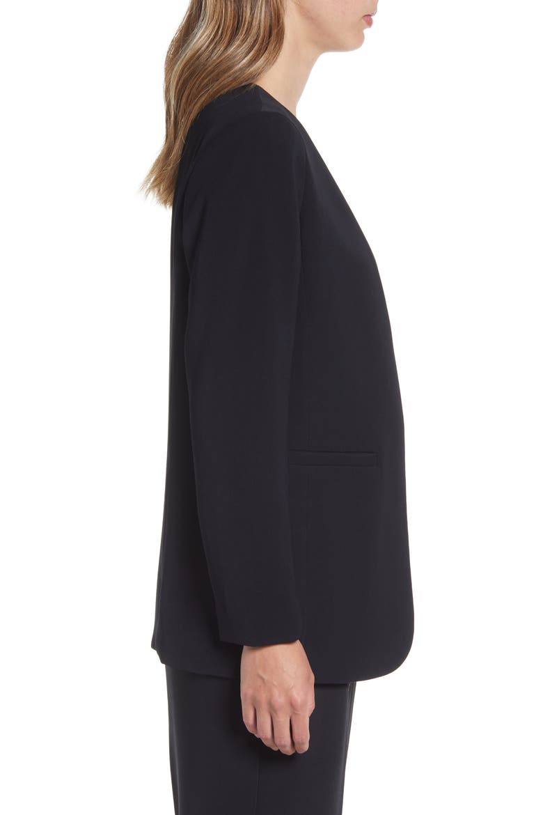 Open Front Blazer, Alternate, color, BLACK