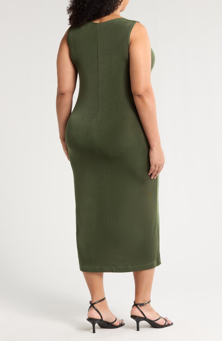 Vikki Vi Sleeveless Stretch Knit Maxi Tank Dress, Alternate, color, 