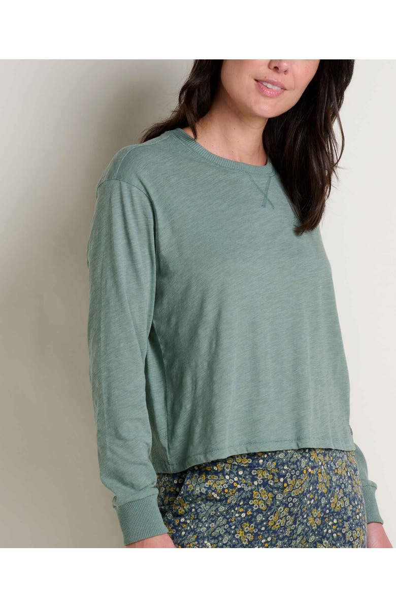 Toad & Co Boundless Jersey Long Sleeve Tee, Alternate, color, Laurel