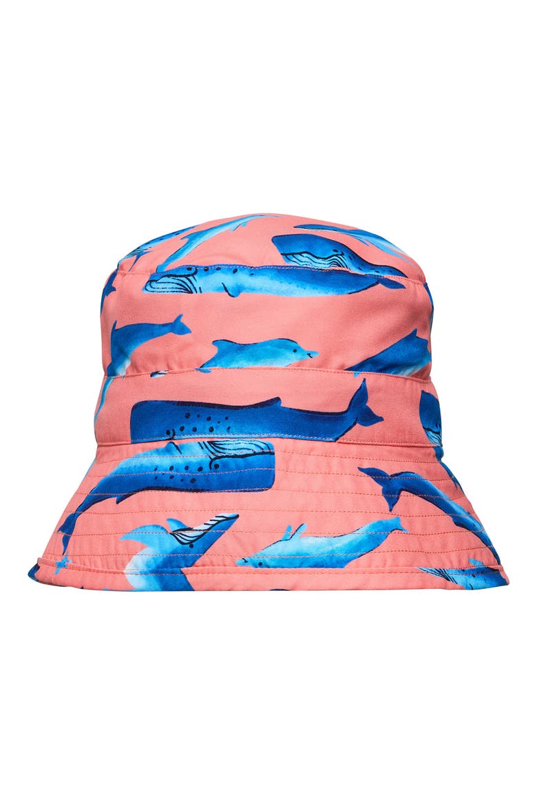 Kids' Whale Tail Bucket Hat, Main, color, PEACH