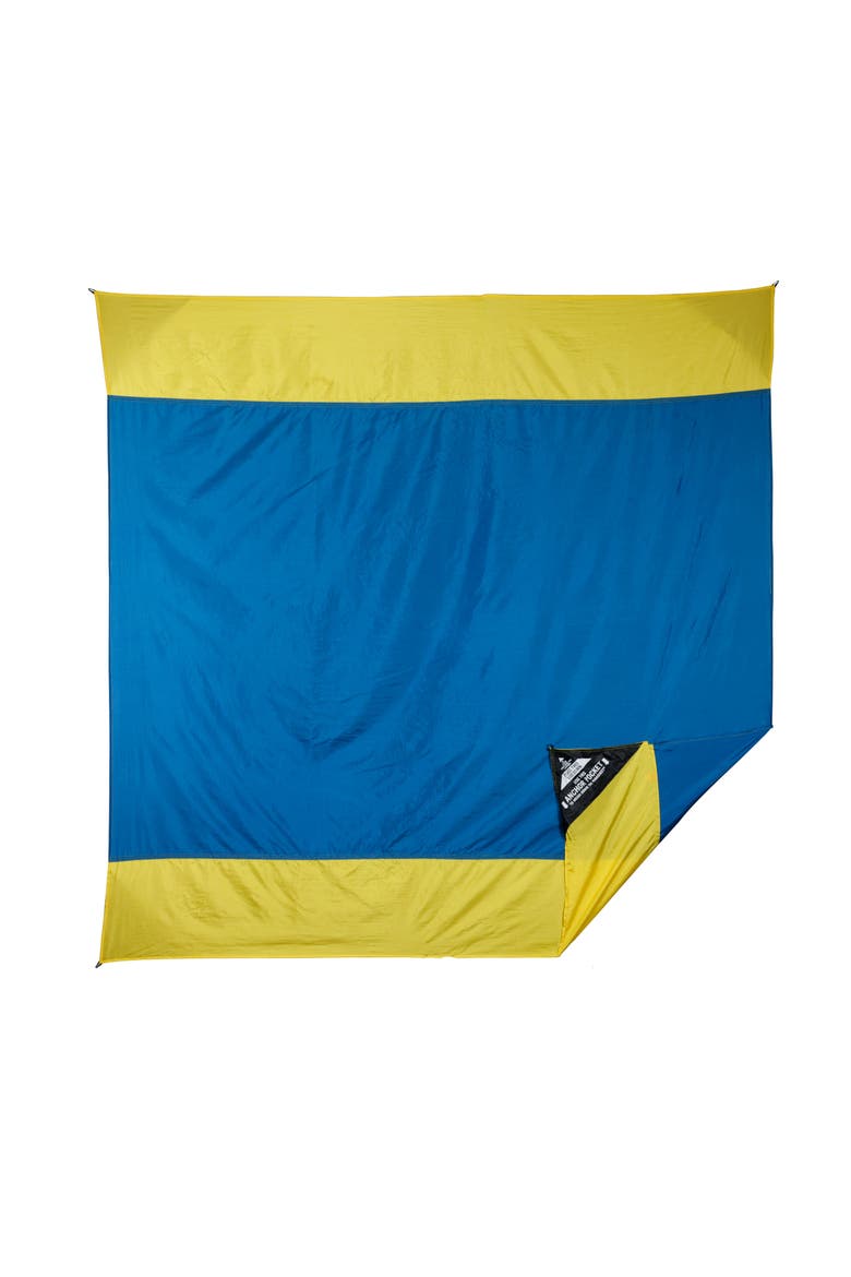 Parasheet Beach Blanket, Main, color, Blue Yellow