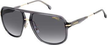 60mm Gradient Square Sunglasses