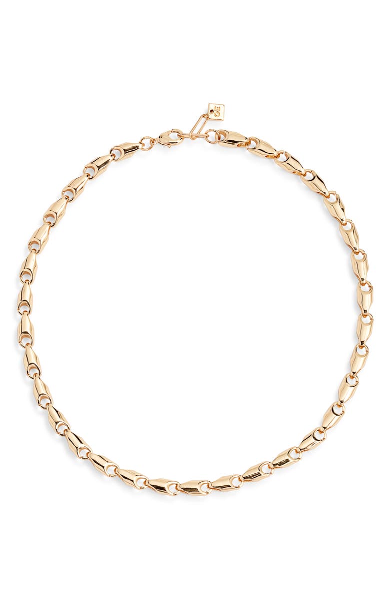 Open Edit Collar chain Necklace, Main, color, Gold