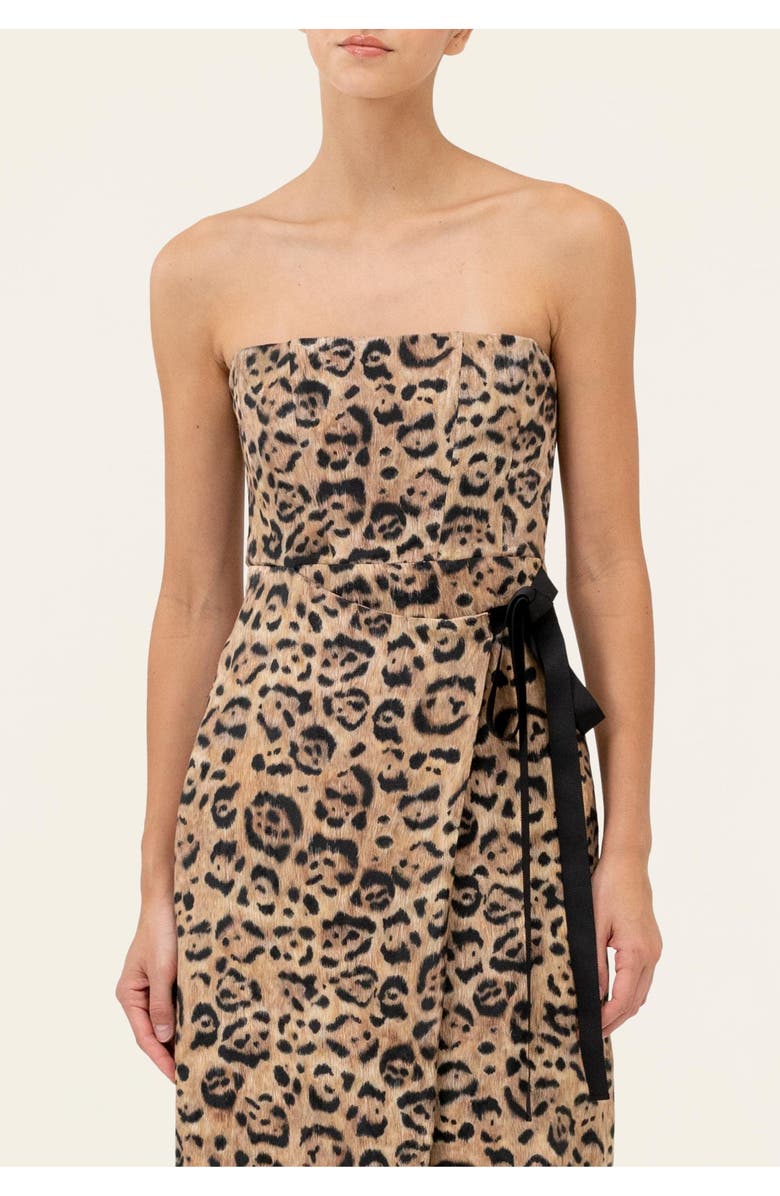 Agua by Agua Bendita Cinefila Jaguar Maxi Dress, Alternate, color, Multi