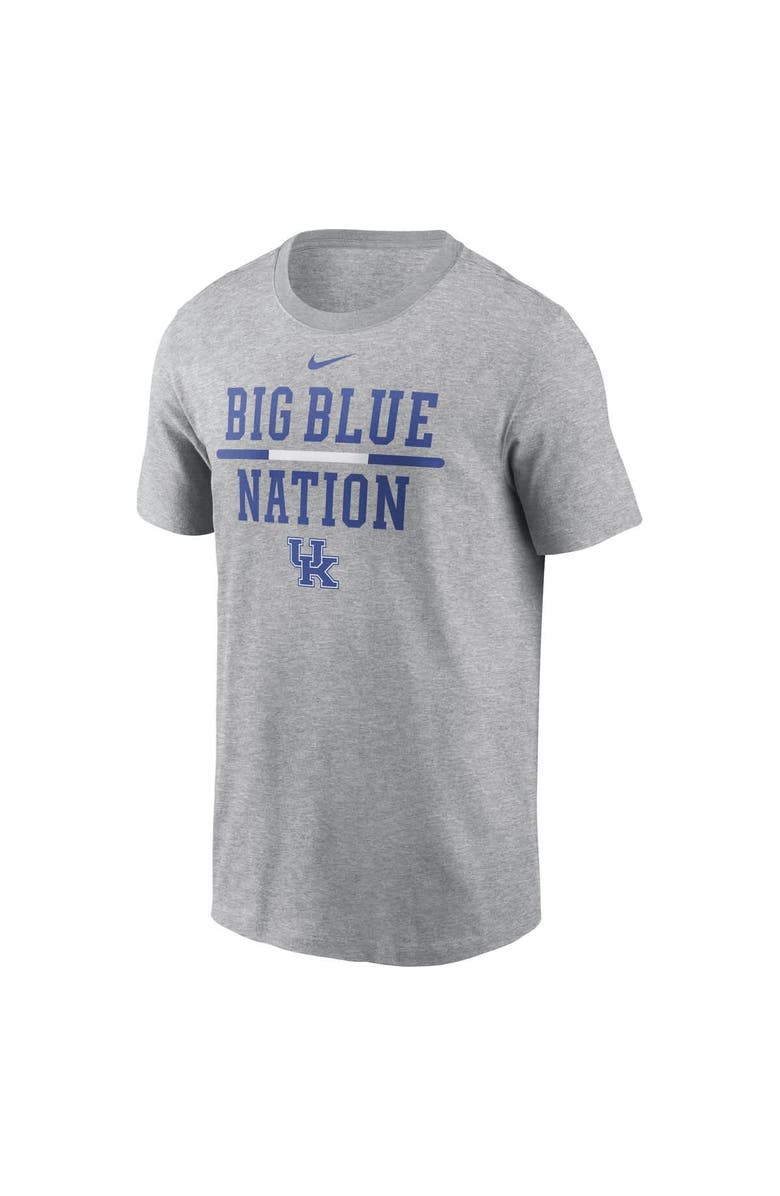 Nike Men's Nike Heather Gray Kentucky Wildcats DNA Lockup T-Shirt, Alternate, color,