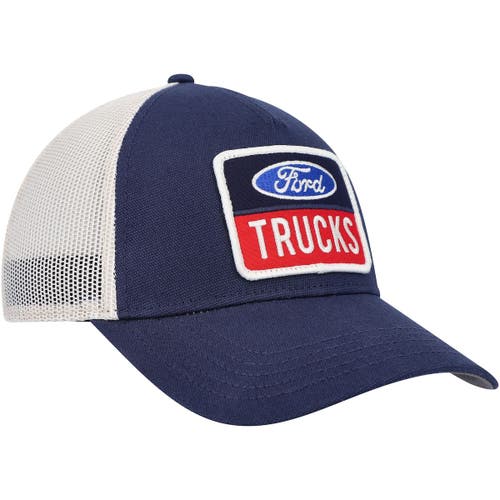 AMERICAN NEEDLE AMERICAN NEEDLE NAVY FORD TRUCKS TWILL VALIN PATCH SNAPBACK HAT