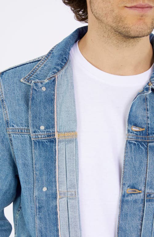 Guess Jeans Selvedge Denim Trucker Jacket In Gjsl