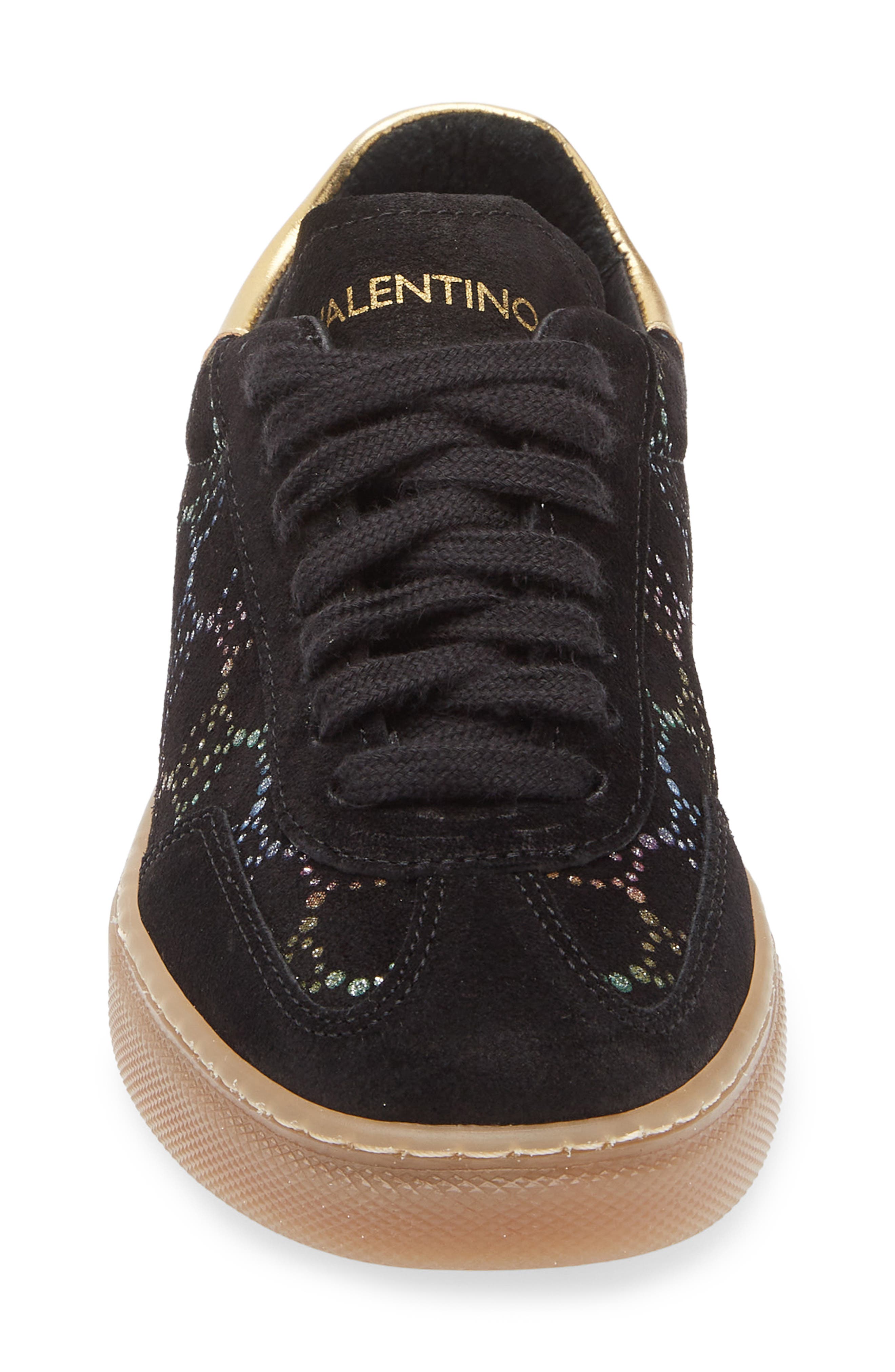VALENTINO BY MARIO VALENTINO Guiditta Leather Sneaker, Alternate, color, Black