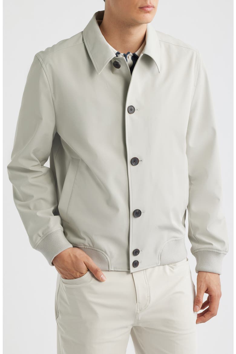 Regular Fit Bobby Bomber Jacket, Alternate, color, STONE