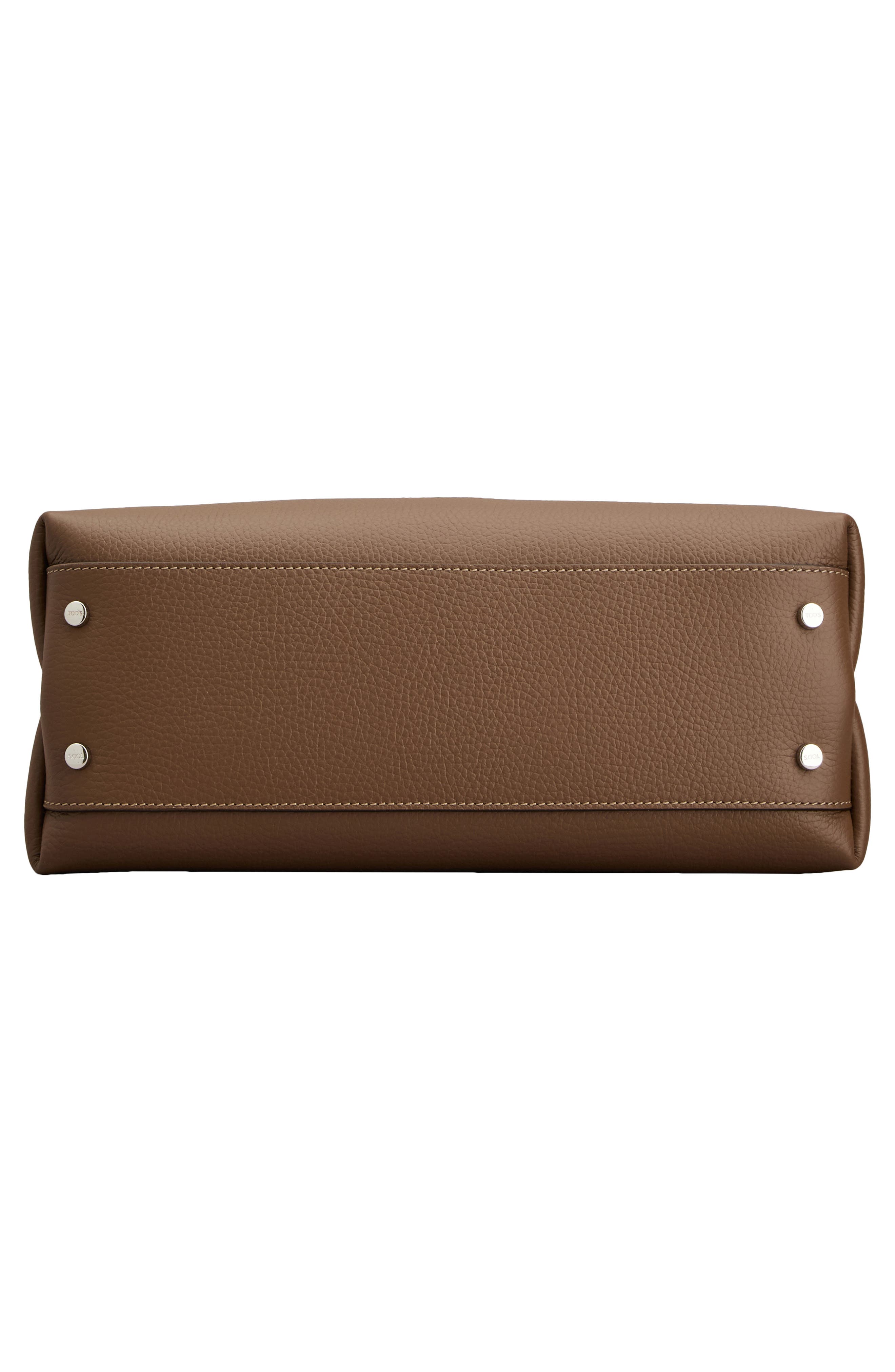 Tod's Apa Leather Top Handle Bag, Alternate, color, 