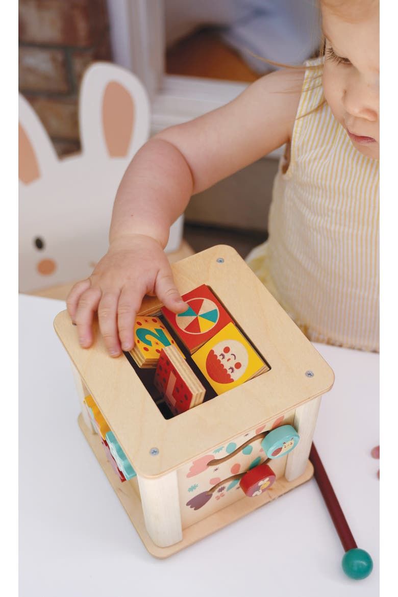 Toddler Activity Cube, Alternate, color, Multi-color