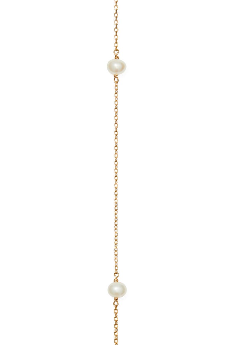 Long Moondance Pearl Necklace, Alternate, color, TORY GOLD/ PEARL