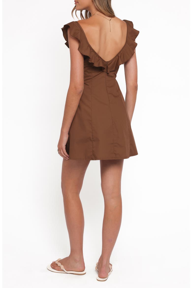 Lacey Minidress, Alternate, color, BROWN