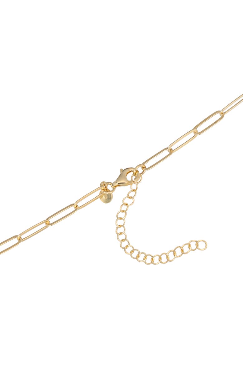 ATHRA LUXE Cultured Pearl Chain Link Necklace, Alternate, color, Gold