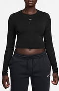 Nike Sportswear Chill Knit Slim Long Sleeve Crop T-Shirt