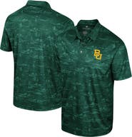 COLOSSEUM Men's Colosseum Green Baylor Bears Daly Print Polo