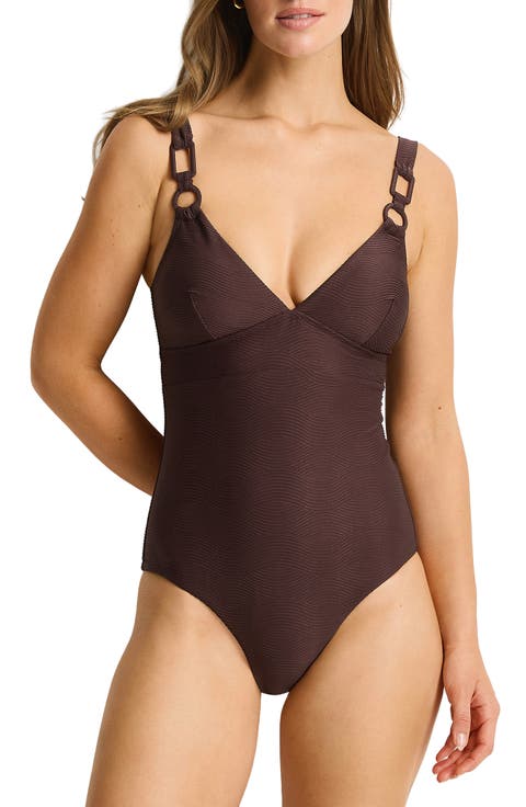 Zen Tie Back One-Piece Swimsuit