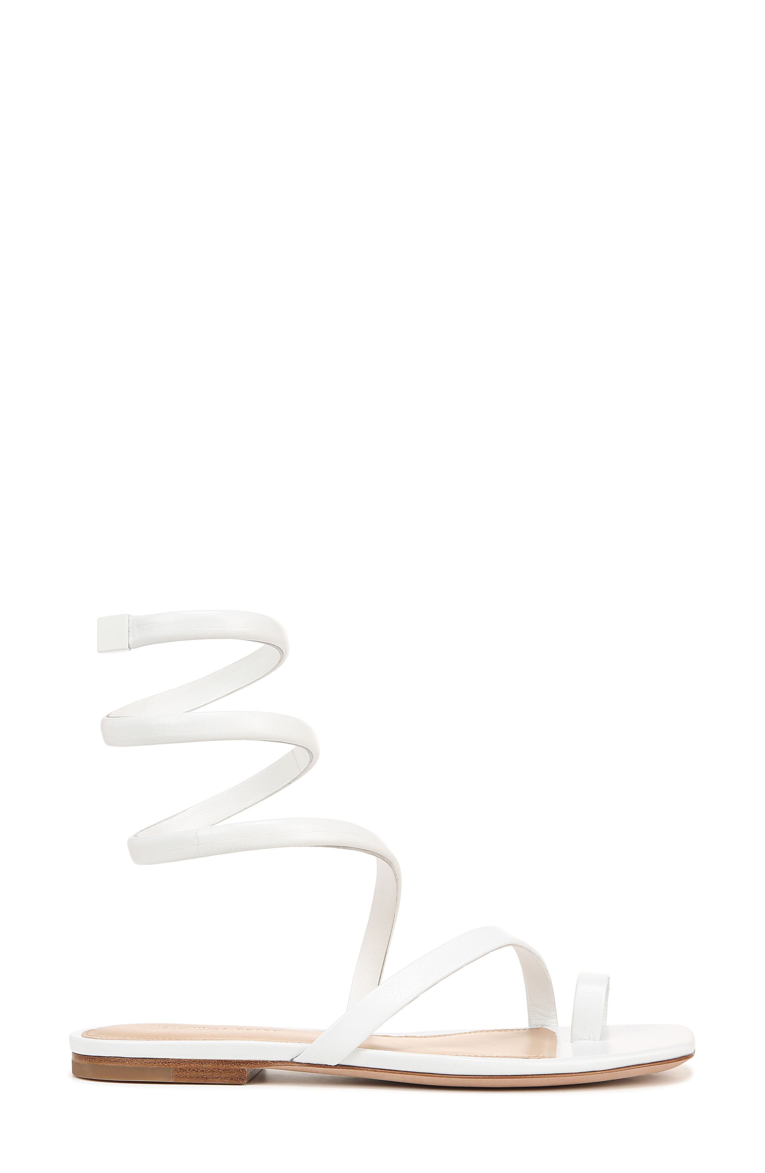 Veronica Beard Allura Ankle Wrap Sandal, Alternate, color, 