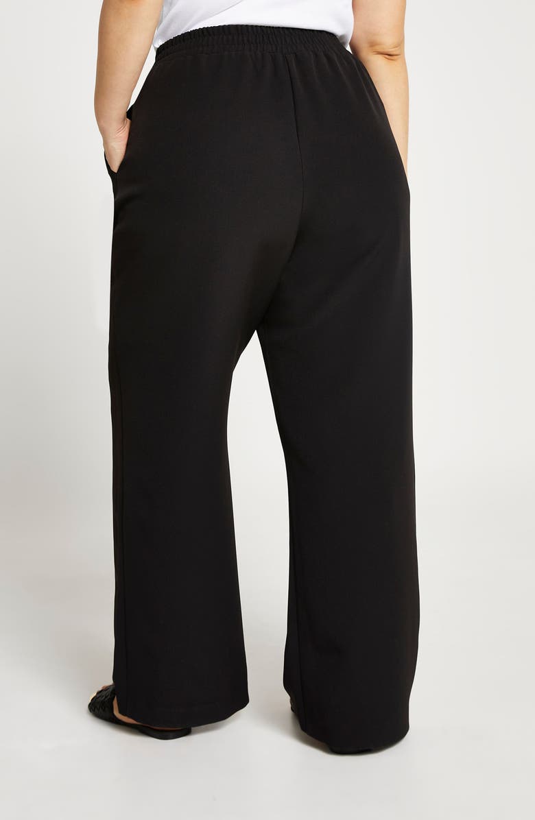 River Island Wide Leg Drawstring Pants, Alternate, color, 