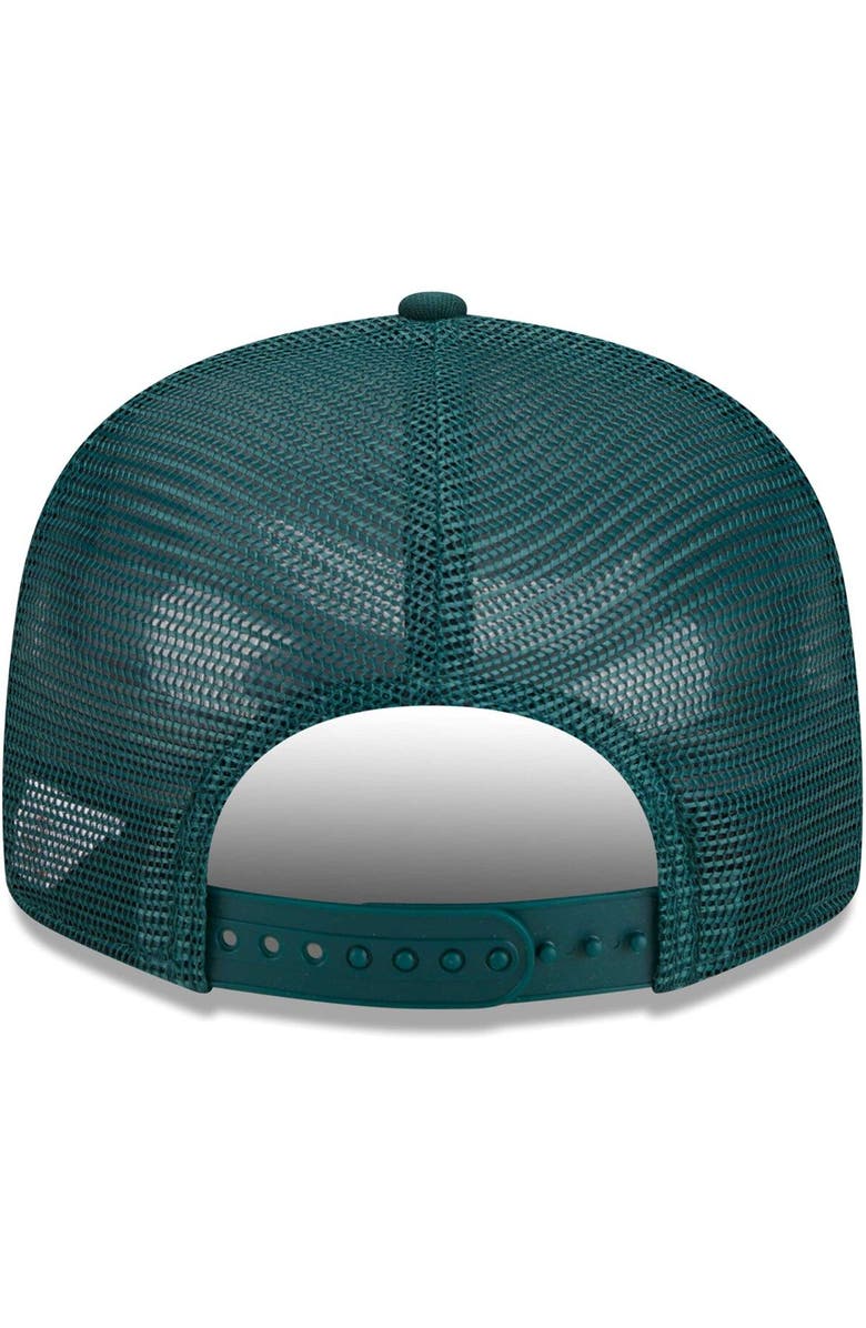 New Era Men's New Era Green Michigan State Spartans Grade Trucker 9FIFTY Snapback Hat, Alternate, color, Green