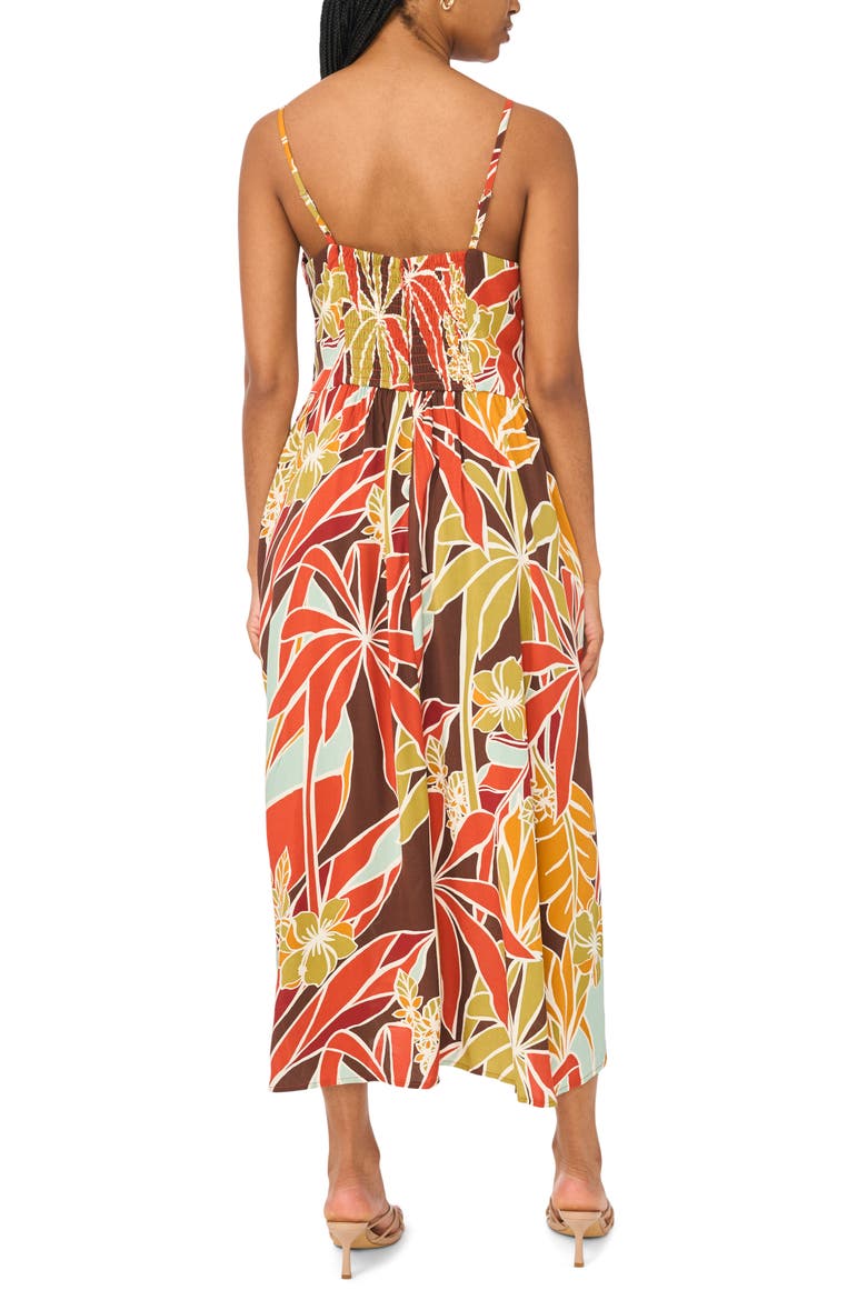 Drop Waist Maxi Sundress, Alternate, color, CANYON SUNSET