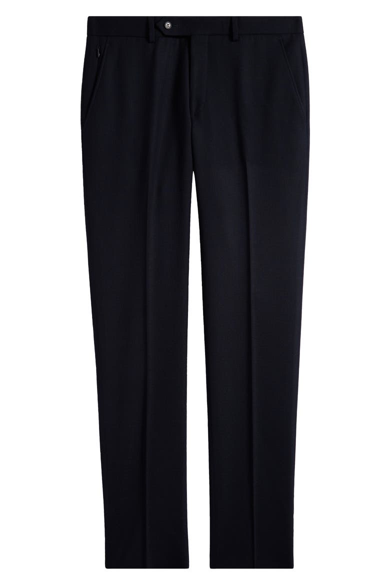 Luxury Performance Stretch Wool Suit Separate Pants, Alternate, color, NAVY