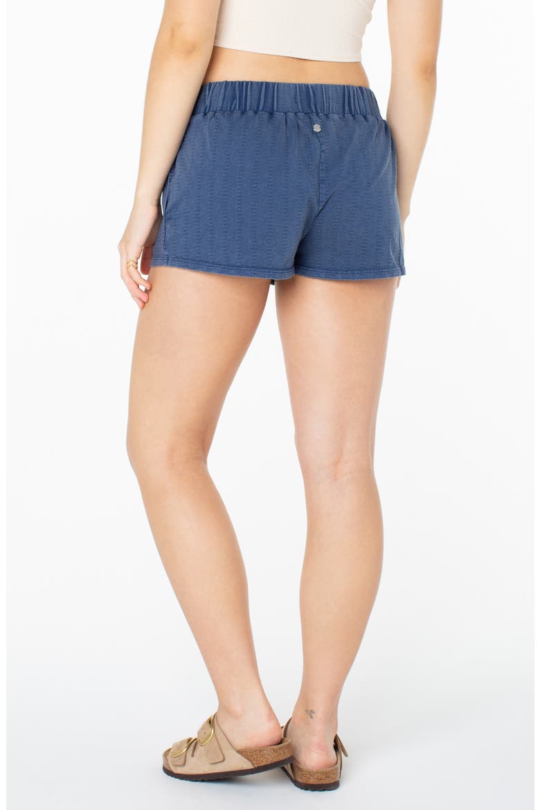 Summer Fling Cotton Jersey Shorts, Alternate, color, SARGASSO SEA SOLID