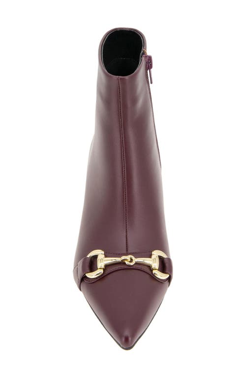 Bcbgeneration Darmena Kitten Heel Bootie In Burgundy