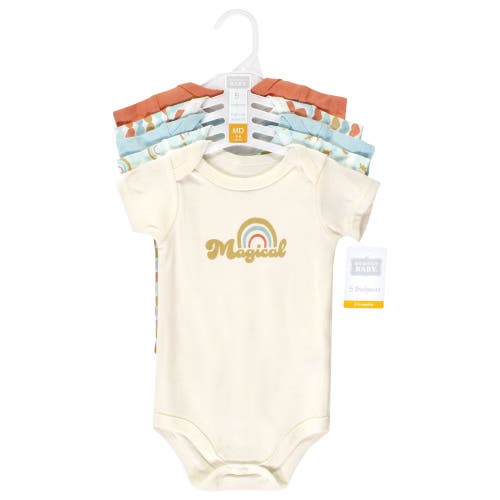 Hudson Baby Cotton Bodysuits 5-pack In Multi