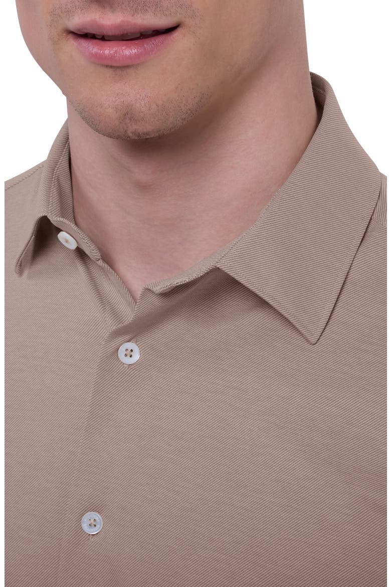 James OoohCotton® Button-Up Shirt, Alternate, color, CAMEL