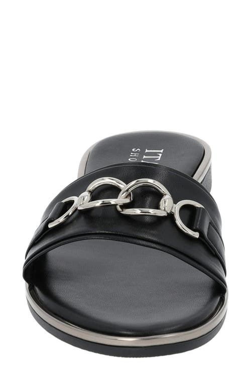 Italian Shoemakers Monik Chain Flat Slide Sandal