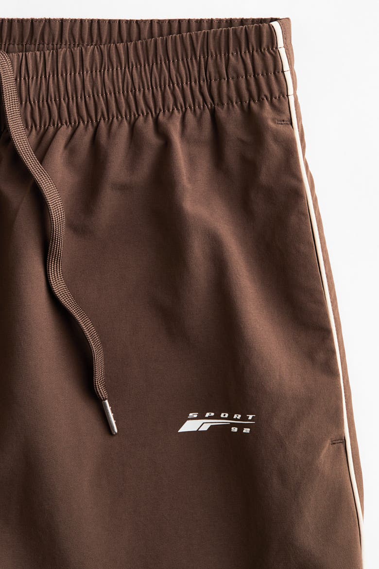 Loose Fit Nylon Track Pants, Alternate, color, Brown/Sport 92
